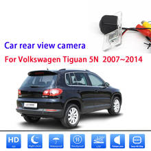 Cámara de visión trasera para coche Volkswagen Tiguan 5N, 2007 ~ 2014, gran angular, Full HD, impermeable 2024 - compra barato