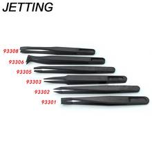 JETTING 1 PCS Carbon Fiber Tweezers Plastic Antistatic Straight Curved Anti-static Conductive Tweezer Clip Hand Tools 2024 - buy cheap