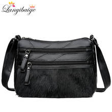 High Quality Sheepskin Leather Crossbody Bags for Women 2021 Luxury Handbags Women Bags Designer Shoulder Bags for Lady Tote Bag 2024 - buy cheap