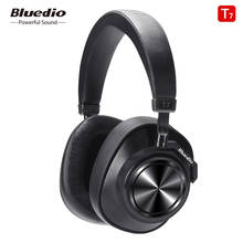 Bluetooth наушники Bluedio T7 активного шумоподавления Беспроводная гарнитура Bluetooth наушники ANC для телефонов xiaomi Музыка Спорт 2024 - купить недорого