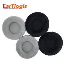 EarTlogis-almohadillas de repuesto de terciopelo para auriculares, piezas de auriculares de ATH-R70X, cubierta de orejera, cojín, tazas, almohada 2024 - compra barato