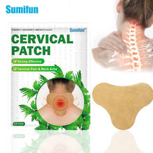 12pcs Sumifun Neck Patch Joint Cervical Spondylosis Pain Relief Sticker Rheumatoid Arthritis Wormwood Plaster Health Care K04801 2024 - buy cheap
