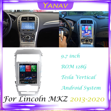 Receptor de rádio estéreo automotivo, android, 2 din, lincoln mkz 2003-2012, tela vertical hd, navegação por gps, vídeo, reprodutor de mp3 2024 - compre barato