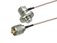 1Pcs RG316 UHF SO239 Female Jack Bulkhead Right angle to UHF PL259 Male Plug Connector Coaxial Jumper Pigtail Cable 4inch~10M 2024 - buy cheap
