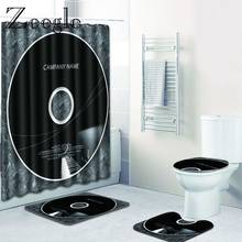 Zeegle-cortina de ducha creativa con juego de alfombrilla para baño, juego de ducha impermeable, decoración de baño, alfombra, alfombrilla de entrada 2024 - compra barato