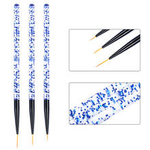 3PCS Acrylic Nail Brush Tool Set Crystal Carving Light Therapy Painting Pen Nail Art Acrylic Brush Nail Design Tools 2024 - buy cheap