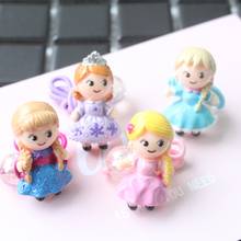 1pcs New Cute Fine Resin Princess Girls Hair Accessories Children Headwear Kids Elastic Hair Bands Ropes Baby  Headdress 2024 - buy cheap