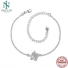 INALIS Star Shape Anklets For Women European And American Fashion Clear Zircon Fit Festival Prom Jewelry Gift Send Girlfriend 2024 - buy cheap