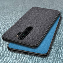 For Xiaomi Redmi 9 Case 6.53 inch Busniess Vintage Canvas Cloth Fabric Texture TPU Cover For Redmi 9 M2004J19G Phone Back Cover 2024 - buy cheap