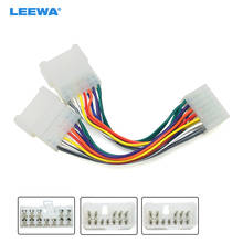 Leewa-kit multimídia automotivo, 12 pinos macho para fêmea, conector de cabeamento, rádio, adaptador, para suzuki wagon r cd 2024 - compre barato