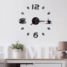 New Hot Clock Watch Wall Clocks Horloge 3d Diy Acrylic Mirror Stickers Home Decoration Living Room Quartz Needle Reloj De Pared 2024 - buy cheap