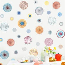 Vacclo Color Circle Wall Sticker Bedroom Living Room Tv Background Wall Decorative Reflective Sticker Kids Room Wall Decals Buy Cheap In An Online Store With Delivery Price Comparison Specifications Photos And