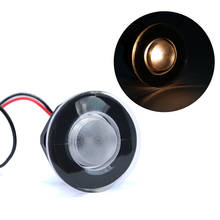 Luz LED de popa redonda de acero inoxidable, lámpara trasera de 12V de CC, resistente al agua, color blanco frío, accesorios para yates 2024 - compra barato