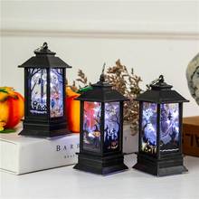Simulated flame Halloween Pumpkin Lamp 2020 Happy Halloween Decor for Home Witch Skull Lamp For Haloween Party Halowen Gifts 2024 - buy cheap