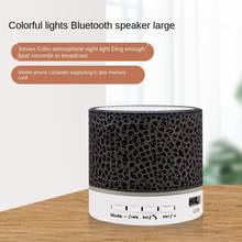 Bluetooth Speaker Support TF Card Mobile Phone Computer Small Steel Mini Subwoofer Speaker Wireless Led Luminous Speaker 2024 - buy cheap