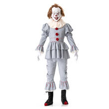 Stephen King's It Clown Costume Kids Halloween Costumes for Woman Cosplay Anime Children Carnival Suits Party Outfit 2024 - buy cheap
