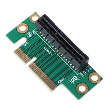 Pci express PCI-E4X adaptador riser cartão 90 graus riser conversor para 1u/2u servidor 2024 - compre barato
