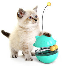 Высокое качество милые животные игрушки кошки с кошачья мята мяч Интерактивная PetTumbler кошка игрушечный поворотный стол делают детей Оптовая цена завода товаров для домашних животных 2024 - купить недорого