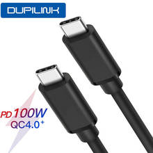 Dupilink-cabo usb para celular, pd 100, 5a, 3.0 w, tipo c, para huawei redmi k20, note 7 pro, recarga rápida, 87w, pd 60w 2024 - compre barato