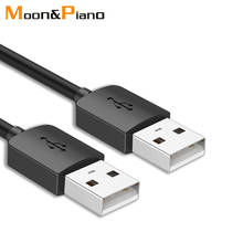 Usb 2.0 cabos em cabo de dados macho para masculino de alta qualidade usb para extensão usb extensor de cabo para mp3 portátil conjunto caixa superior disco rígido 2024 - compre barato