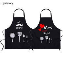 Upetstory Mr. and Mrs. Couples Kitchen Aprons Lovely Cooking Bib Home Cleaning Sleeveless Aprons Love Dachshund Apron 2pcs/set 2024 - buy cheap