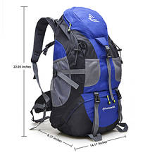 Фиолетовая Водонепроницаемая спортивная сумка 50 л, рюкзаки, уличный тактический рюкзак для кемпинга, походов, альпинизма, путешествий, отпуска, мужской женский рюкзак 2024 - купить недорого