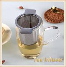 Stainless Steel Tea Leak In Mug Tea Infuser With Lid Tea Strainer Teapot Tea Leaf Spice Filter Tea Tool Drinkware Kitchen Gadget 2024 - buy cheap