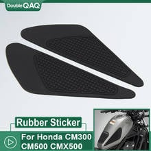 Ретро Cafe Racer для Honda Rebel 300 Rebel 500 CMX 2017 2018 2019 бак резиновая Стикеры защитная оболочка колено Танк Pad Возьмитесь наклейка 2024 - купить недорого