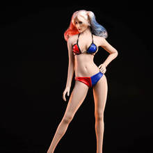 Custom 1/6 Scale Figure Clothes Accessory Sexy Joker Girl Bikini Swimsuit Underpants Bra Clothes Model for Female Figure 2024 - buy cheap