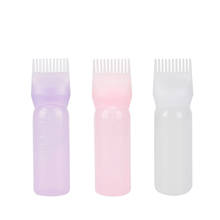 120ml Multicolor Plastic Hair Dye Refillable Bottle Applicator Comb Dispensing Salon Hair Coloring Hairdressing Styling Tool dfd 2024 - buy cheap