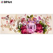 Daimond живопись полный квадрат/круглые сверлильные пионы, цветы для дома 5D алмазные Стразы Вышивка крестиком Картина M895 2024 - купить недорого