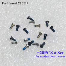 Juego de tornillos negros para Huawei Y9 2019, cubierta de placa base, piezas de tornillos para Huawei Y 9 2019, 20 Uds. 2024 - compra barato