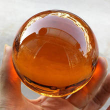 1pcs Fashion Design Amber Crystal Ball Quartz Healing Sphere Photography Props Home Decor 2024 - buy cheap