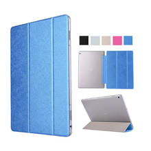 Capa flip de couro para tablet huawei, capa protetora para modelos mediapad m5 lite 10, em cores matte, 10.1 polegadas 2024 - compre barato