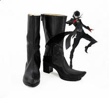 Bota del Joker Persona 5, zapatos de Cosplay Kurusu Shou, botas personalizadas para adultos, C480 2024 - compra barato