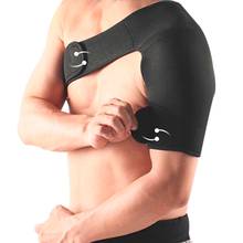Correa ajustable transpirable para gimnasio para hombre y mujer, soporte para un solo hombro, almohadillas de banda para cinturón, vendaje negro 2024 - compra barato