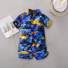 Baby Clothing 2022 Summer New Small Medium Children's Clothes   Short Sleeve Shorts Sets Fully Print Shirt Baby Boy 2-Piece Suit 2024 - buy cheap