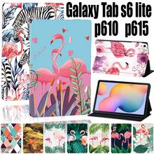 Tablet Case For Samsung Galaxy Tab S6 Lite 10.4 Inch P615/P610 PU Leather Stand Folio Cover + Free pen 2024 - buy cheap