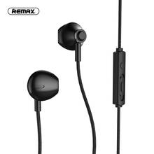 Remax RM-711 Wired Earphone Stereo In-ear Headset With HD Mic Bass Sound 3.5mm Jack Earphone Earbuds For iPhone Samsung Xiaomi 2024 - buy cheap