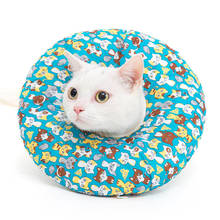 Collar de recuperación protector de algodón para Gato, doble cara, para prevenir lamer heridas, accesorio para mascotas 2024 - compra barato