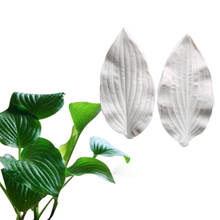 Hosta leaves Silicone Molds Fondant Cakes Decorating Tools Silicone Molds Sugarcraft Chocolate Baking Tools Cakes Gumpaste Form 2024 - buy cheap