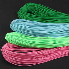 Cuerda de hilo elástico para abalorios, cuerda elástica de goma de Color, accesorios de costura para pulsera DIY, 75 metros por rollo, 1,5mm 2024 - compra barato