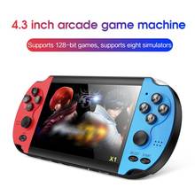X1 4.3 Inch Retro Handheld Game Console Portable Built-in 10000 Games Game Consoles 8GB Support Camera Video E-book Stopwatch 2024 - buy cheap