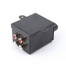 Мини автомобильный регулятор аудио усилитель бас сабвуфер стерео эквалайзер контроллер 4 RCA автомобильные аксессуары YHQ 2024 - купить недорого