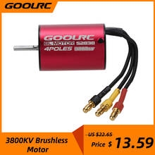GoolRC S2838 3800KV Brushless Motor Sensorless Motor for 1/18 1/16 RC Car 2024 - buy cheap