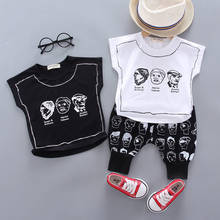 Children Baby Boys Girls Summer Clothes Sets printing T-Shirt Shorts 2pcs Child Toddler Fashion Cotton Clothing Infant Tracksuit 2024 - buy cheap