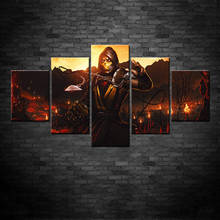 5 OR 3 PCS Mortal Kombat Video Game Wallpaper Modern Artwork Wall Painting Murals Canvas Prints Wall Cover for Home Decor Gifts 2024 - buy cheap