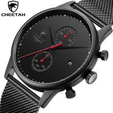 CHEETAH High Quality Men Watches Luxury Brand Waterproof Calendar Sport Male Clock Men's Quartz Wrist Watch Relogio Masculino 2024 - buy cheap