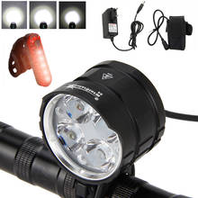 8000LM Bike Lamp 4x XML T6 LED Bike Front Light Bicycle Cycling Lights Flashlight Handlamp+Battery Pack +AC Charger 2024 - buy cheap