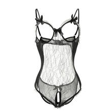 Erotic Lingerie for Women Sex Underwear Porn Babydoll Dress Hot Lace Open Bra Open Crotch Sexy Lingerie Costume Nuisette Sexy 2024 - buy cheap